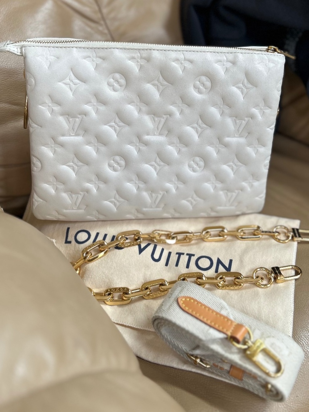 🌟🌟PRISTINE Louis Vuitton COUSSIN pm FULL INCLUSION!